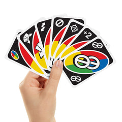 UNO All Wild Card Game For Family Night, No Matching Colors Or Numbers Because All Cards Are Wild