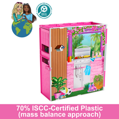 Barbie Getaway Doll House With Barbie Doll, 4 Play Areas And 11 Decor Accessories