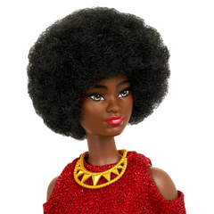 Barbie Fashionistas 65E Anniversaire Poupée221, Cheveux Noirs