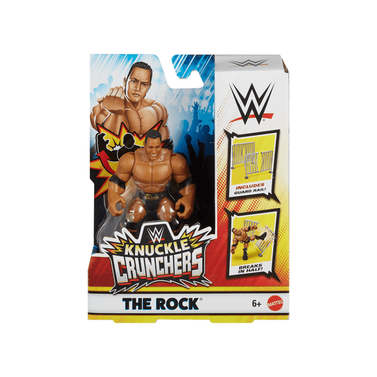 Wwe® Knuckle Crunchers™ Figurine Articulée et Access. The Rock®