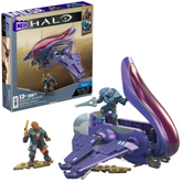 MEGA Halo Renegade Banshee Vehicle Building Kit With 2 Micro Action Figures (205 Pieces)