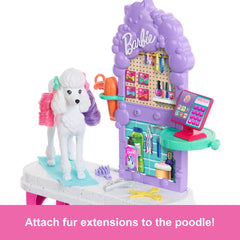 Barbie World Paw Spa Playset With Wash And Groom Stations, 3 Pets, & Styling.Accessories