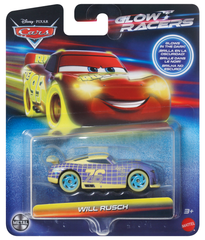 Disney And Pixar Cars Glow Racers Vehicles, Glow-in-The-Dark 1:55 Scale Die-Cast Toy Cars