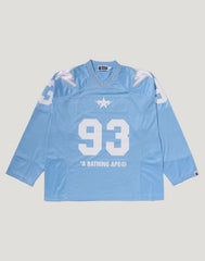 LINE CAMO MULTI LOGO CROPPED FIT FOOTBALL JERSEY MENS
