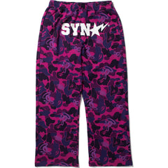 BAPE X SPOTIFY BY CENTRAL CEE CAMO RELAXED FIT SWEATPANTS MENS