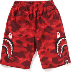 COLOR CAMO SIDE SHARK BEACH SHORTS JR KIDS