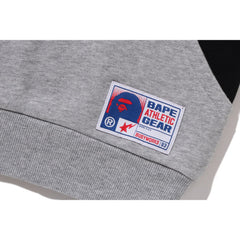 BAPE RELAXED FIT HALF ZIP SWEATSHIRT KIDS