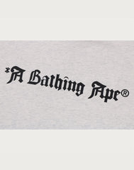 A BATHING APE LOGO RELAXED FIT TEE MENS