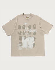 SPRAY PRINT MULTI LOGO RELAXED FIT TEE MENS