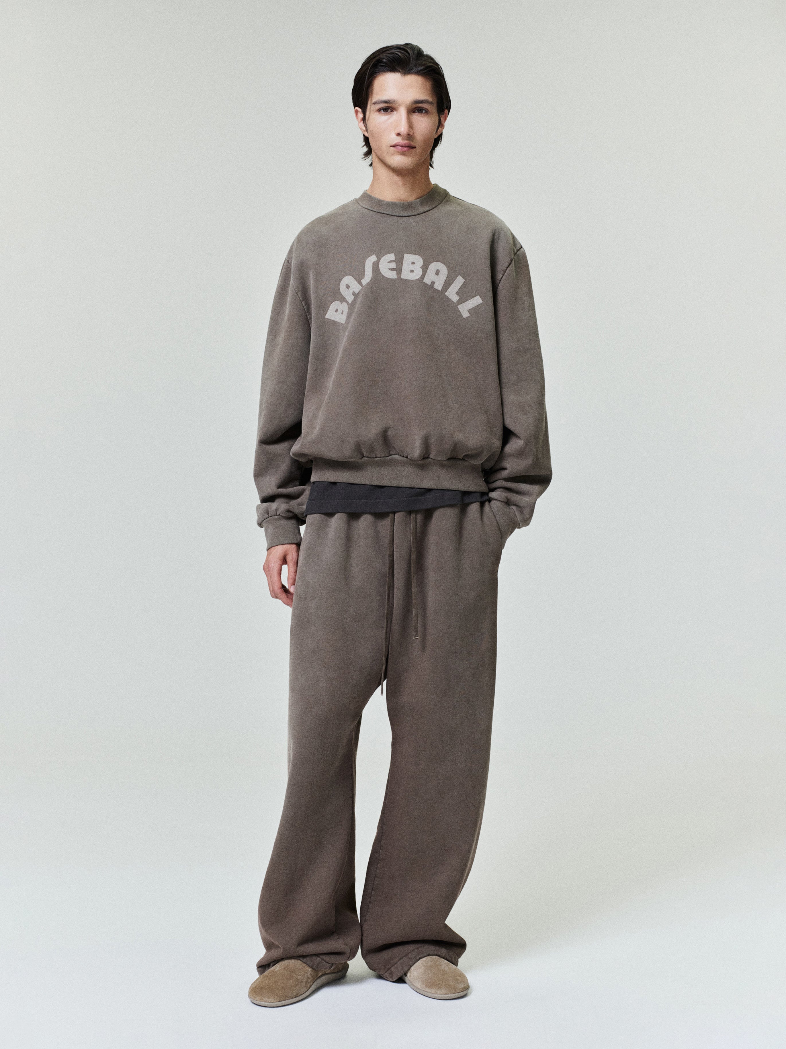 Sunfaded Wide Leg Sweatpant