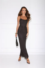 Dreamy Whisper Maxi Dress Black