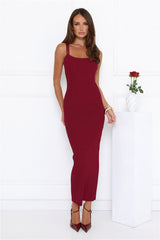 One More Song Maxi Dress Wine