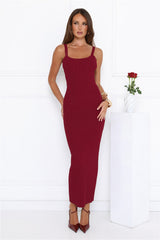 One More Song Maxi Dress Wine