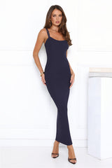 One More Song Maxi Dress Navy