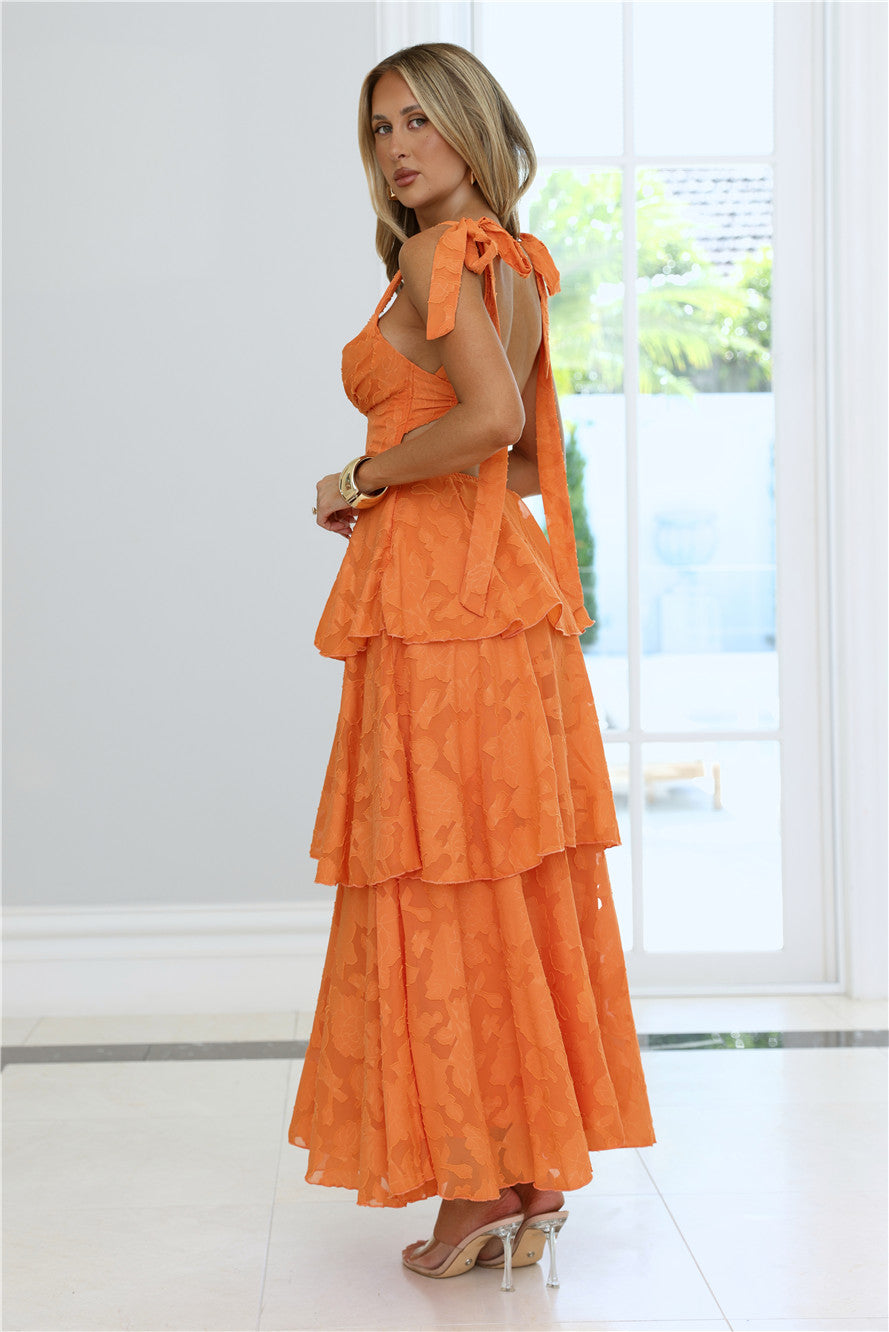 Pure Energy Maxi Dress Orange