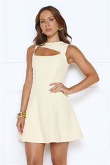Glow Theory Mini Dress Yellow