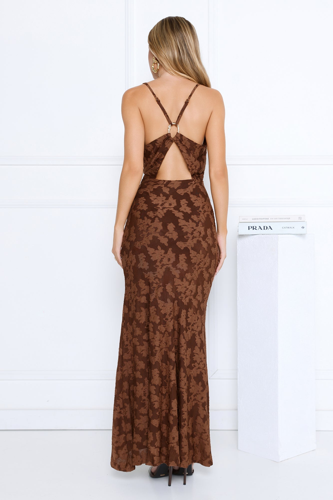 Pretty Haze Maxi Dress Brown