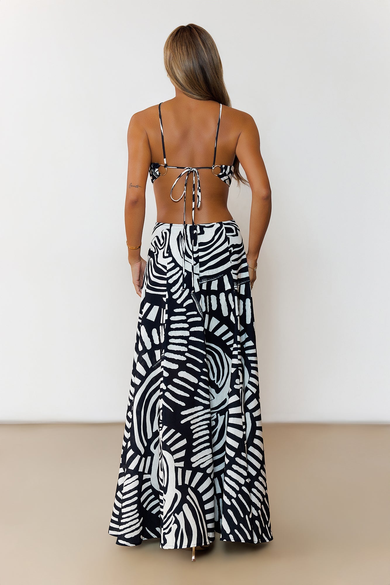 Sass After Sunset Maxi Dress Black