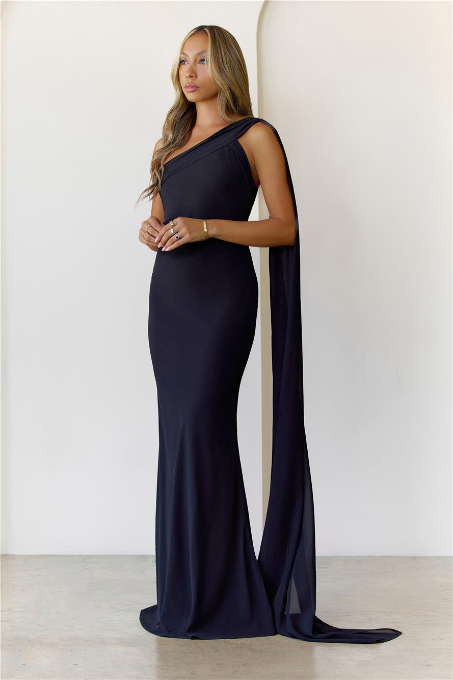 Shadow Siren Maxi Dress Black
