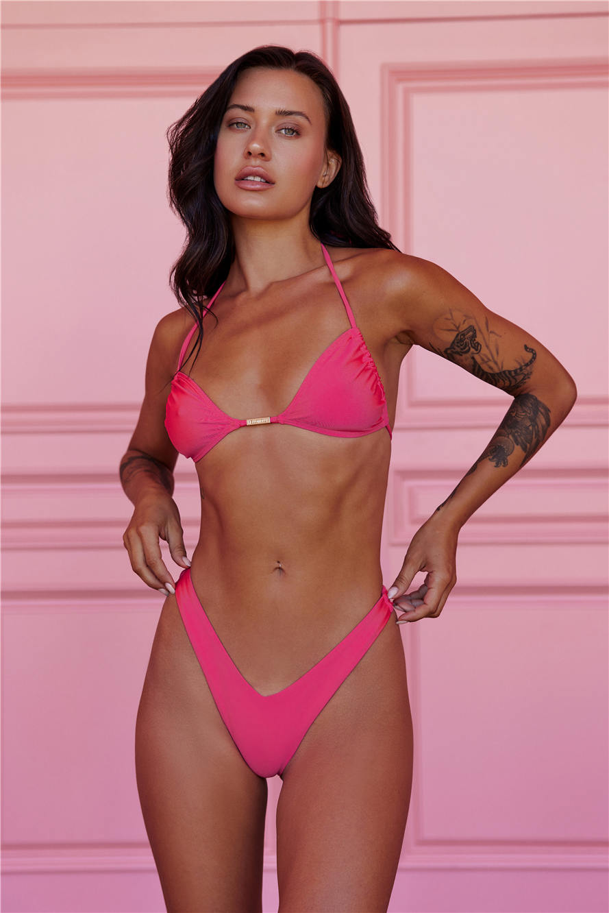 Retro Reef Swim Bottom Pink