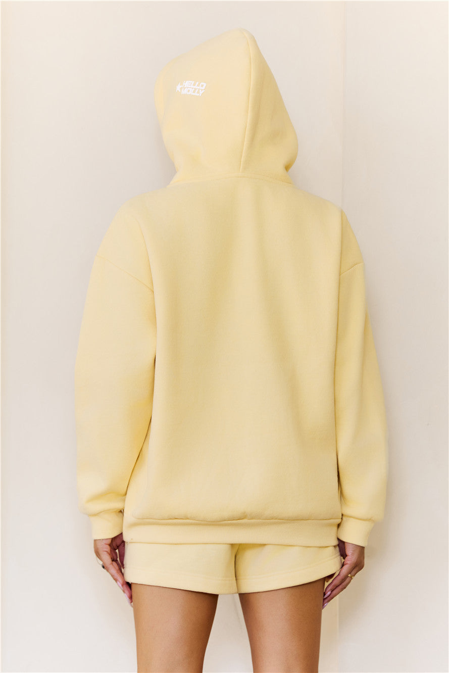 BASE Fleece Slip On Hoodie Butter