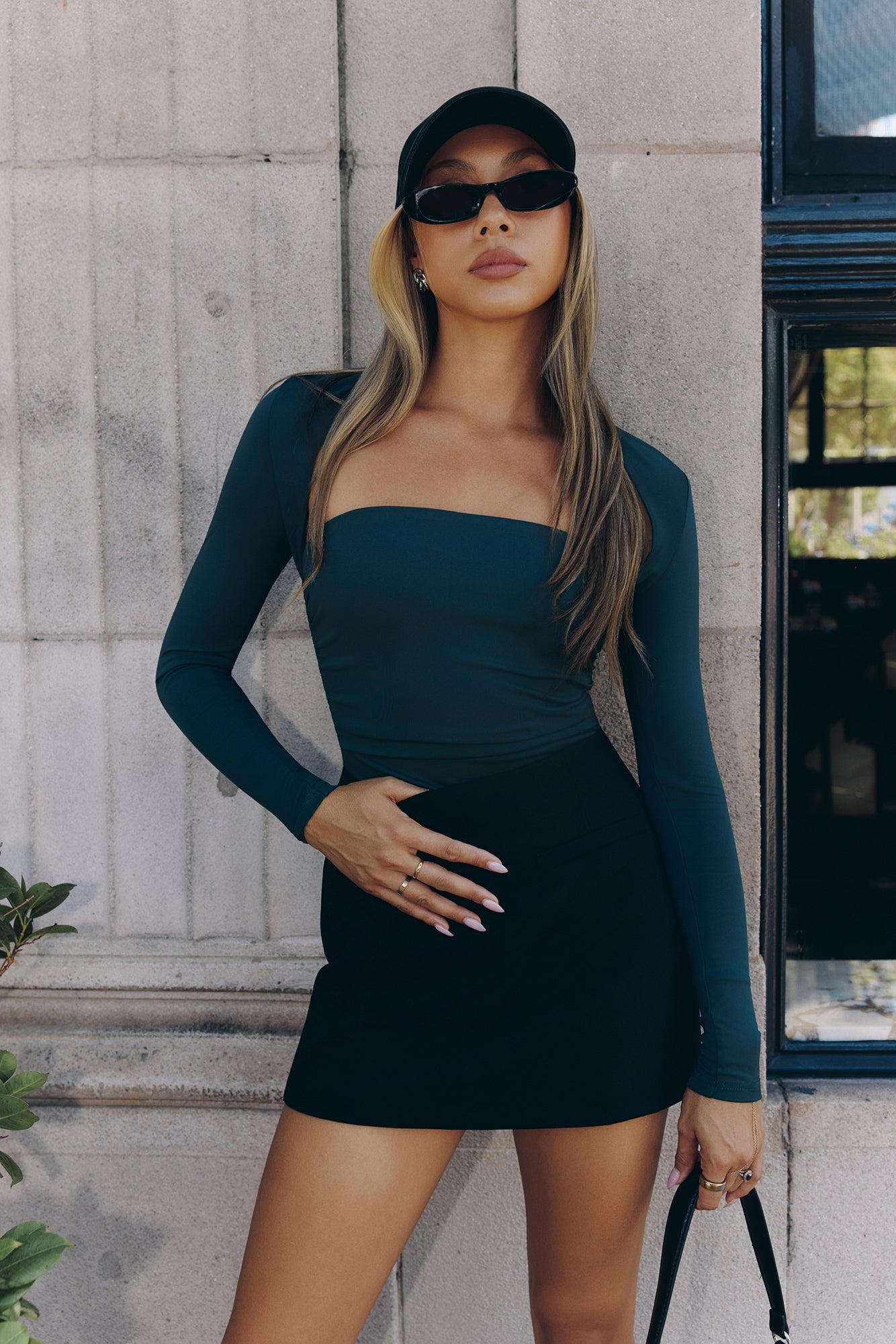 BASE Contour Refined Routine Long Sleeve Top Green