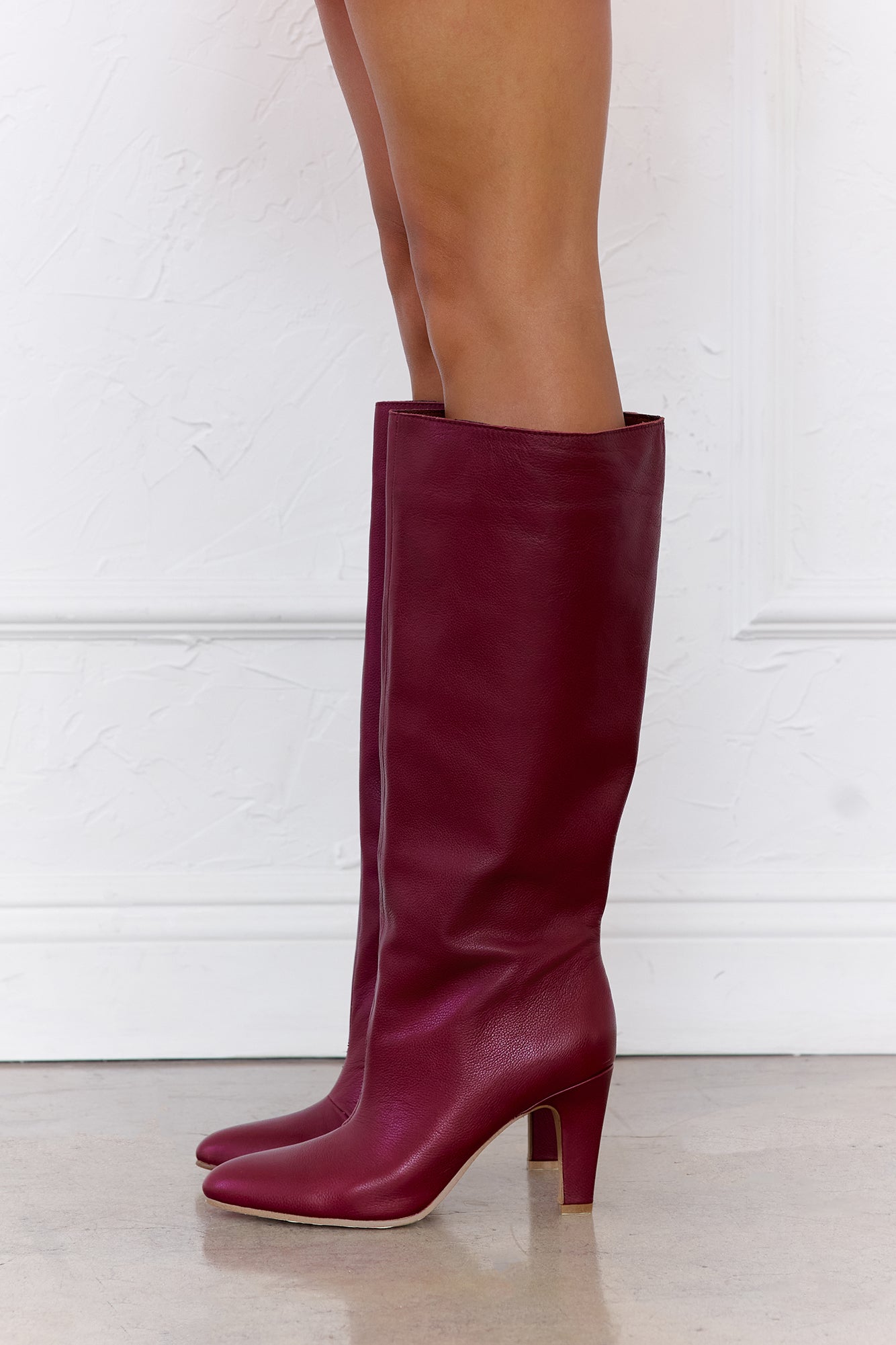 Rizk Boots Burgundy Leather