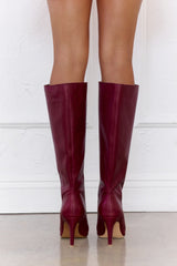 Rizk Boots Burgundy Leather