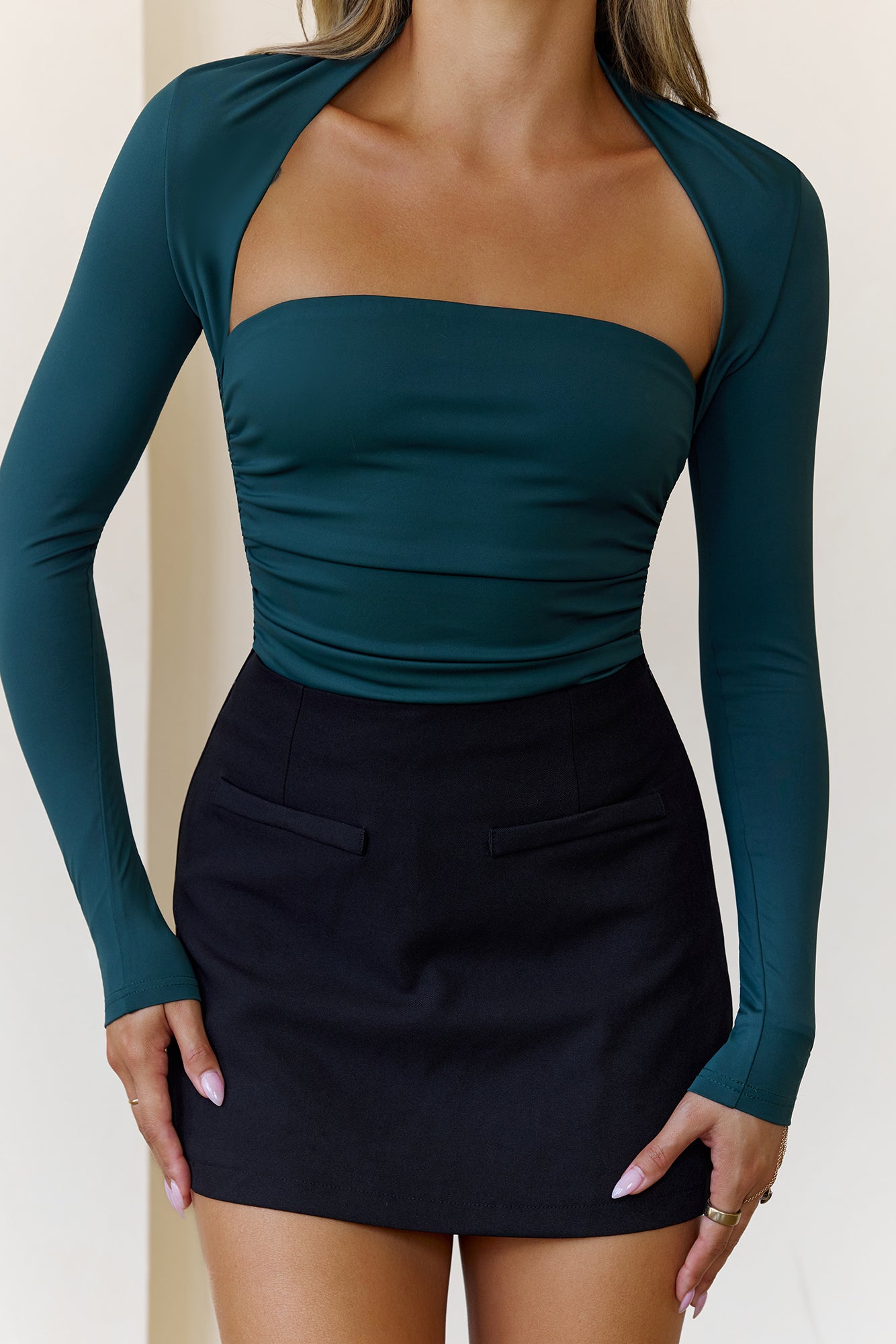 BASE Contour Refined Routine Long Sleeve Top Green