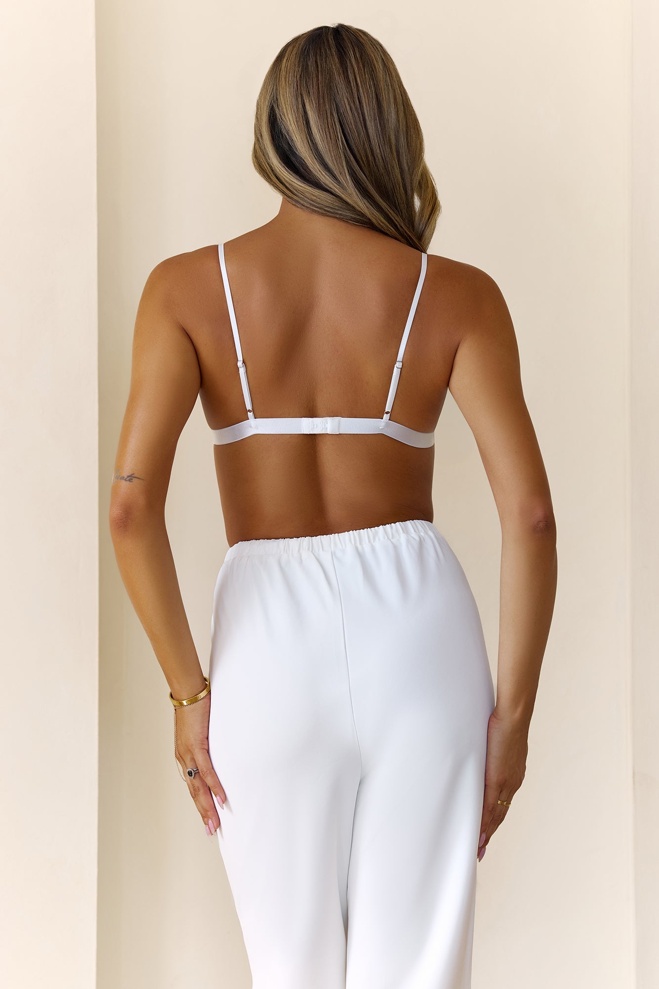 BASE Luvella Lace Bralette White