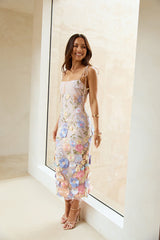 One Of One Midi Dress Purple
