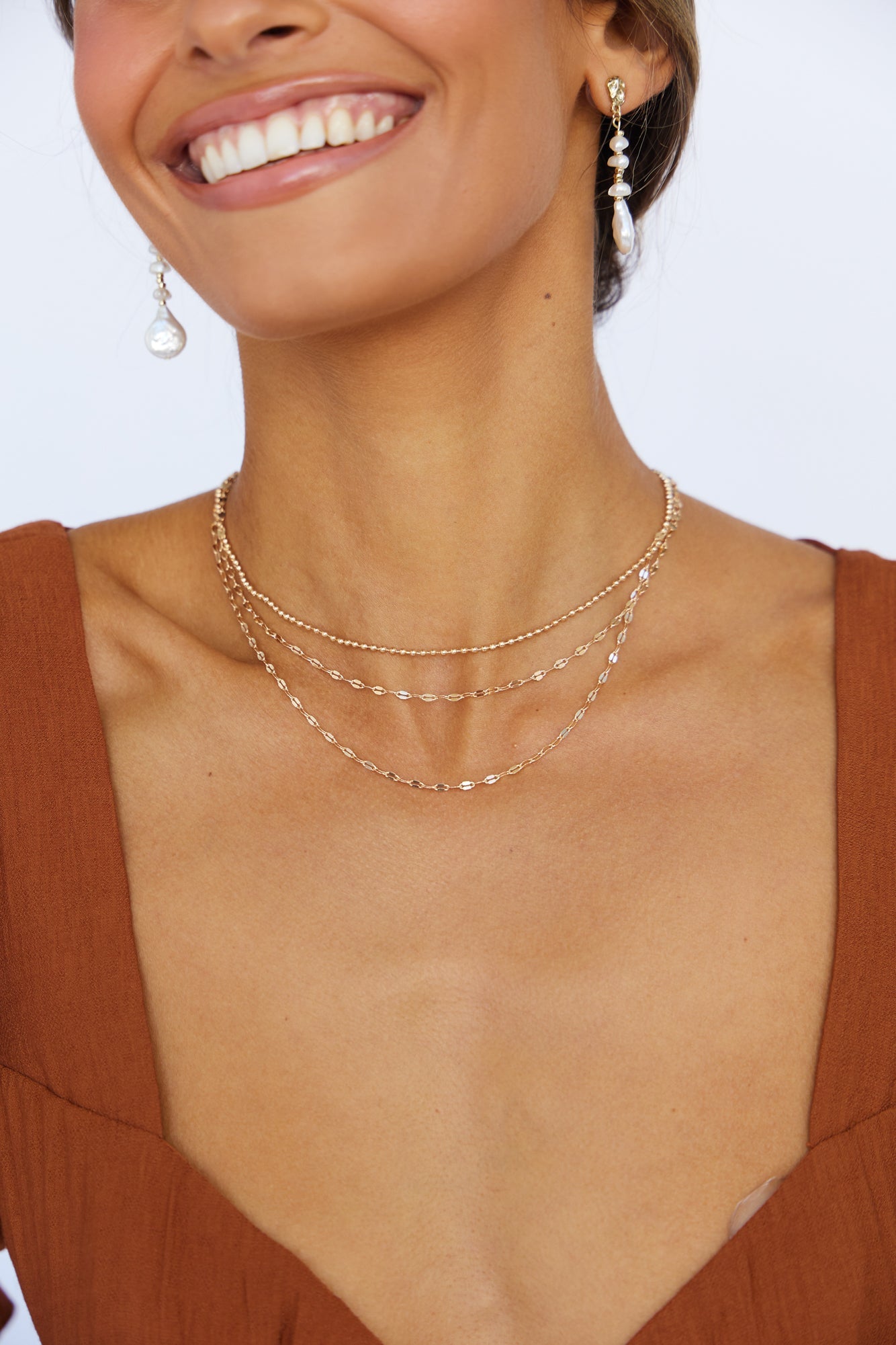 Smooth Vibes Necklace Gold