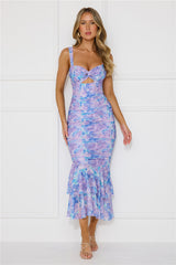 Missy Mesh Maxi Dress Lilac