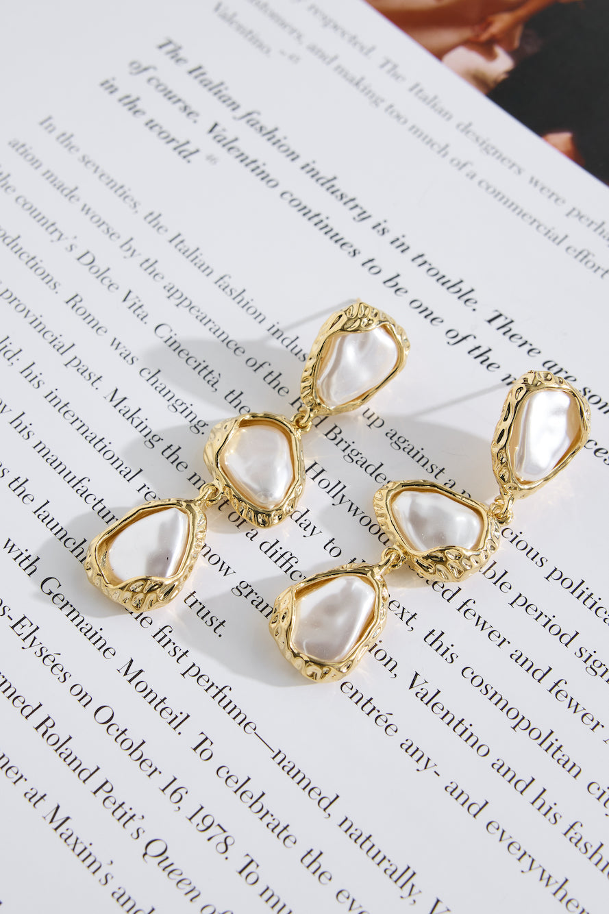 18k Gold Plated Liquid Love Earrings Gold