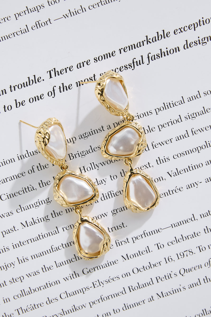 18k Gold Plated Liquid Love Earrings Gold