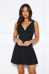 Mood Boost Mini Dress Black