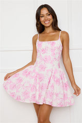 Sunset Oasis Mini Dress Pink