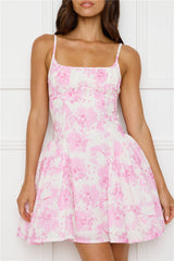 Sunset Oasis Mini Dress Pink