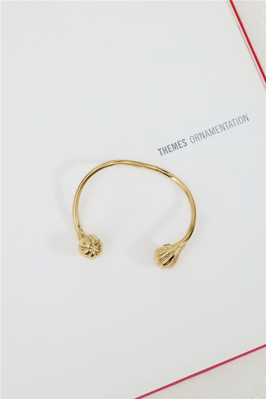Modern Girl Cuff Bracelet Gold