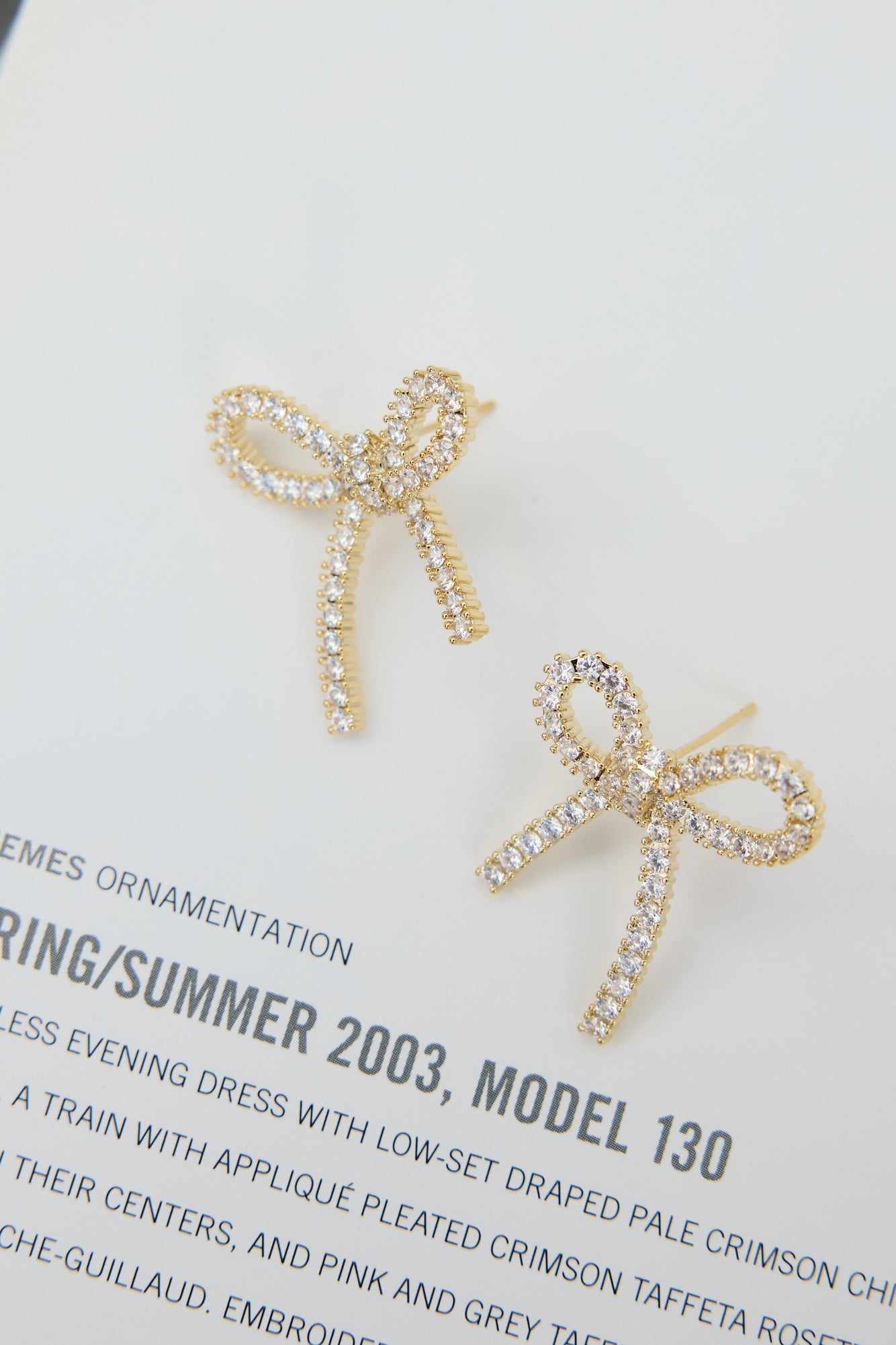 The Only Bow Earrings Gold