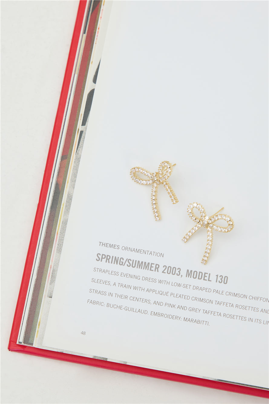 The Only Bow Earrings Gold