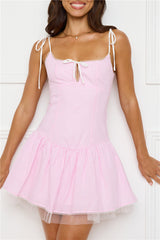 Strut In Soho Mini Dress Pink