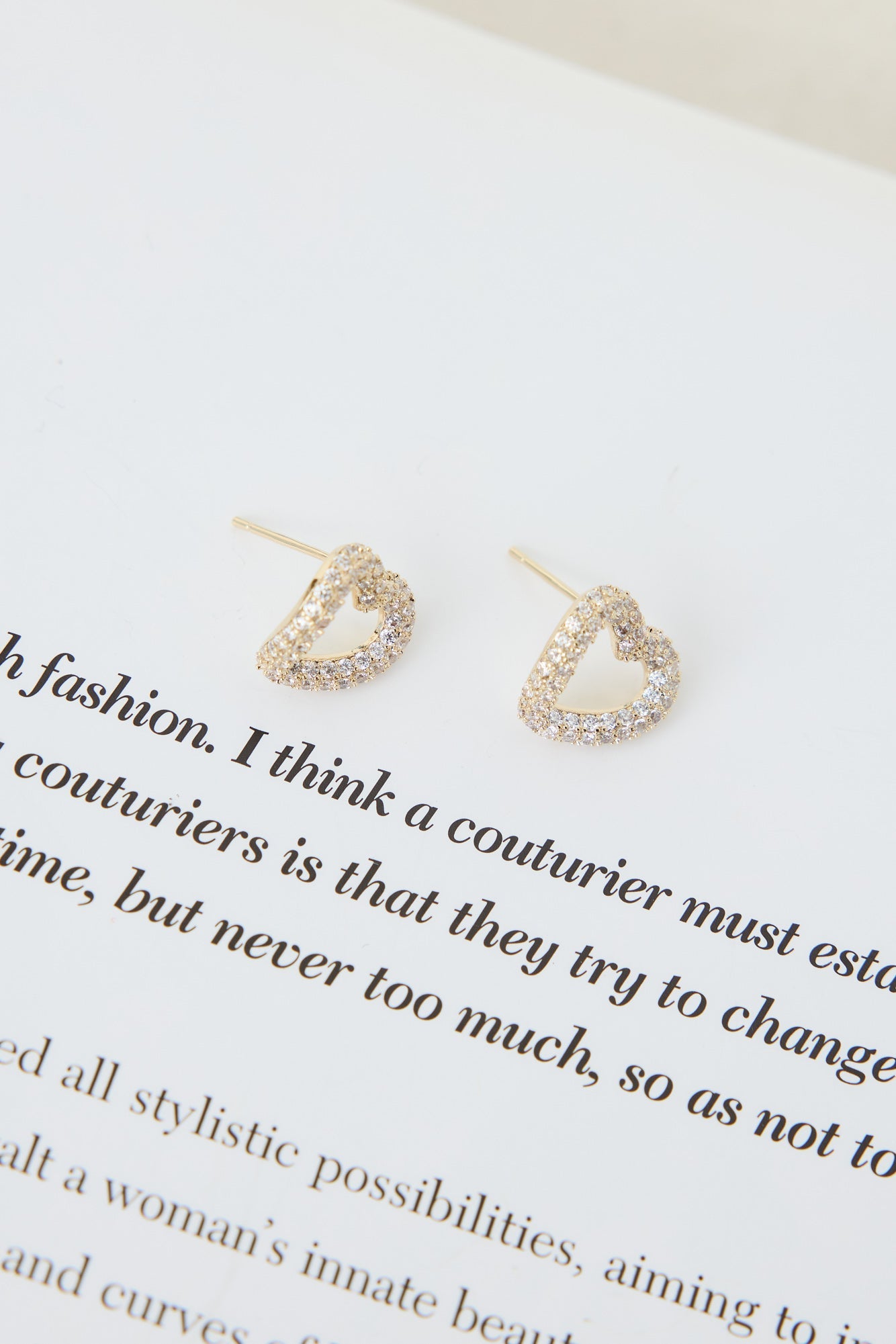 Our Love Earrings Gold