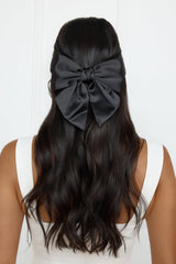 Perfect Bow Hair Clip Black