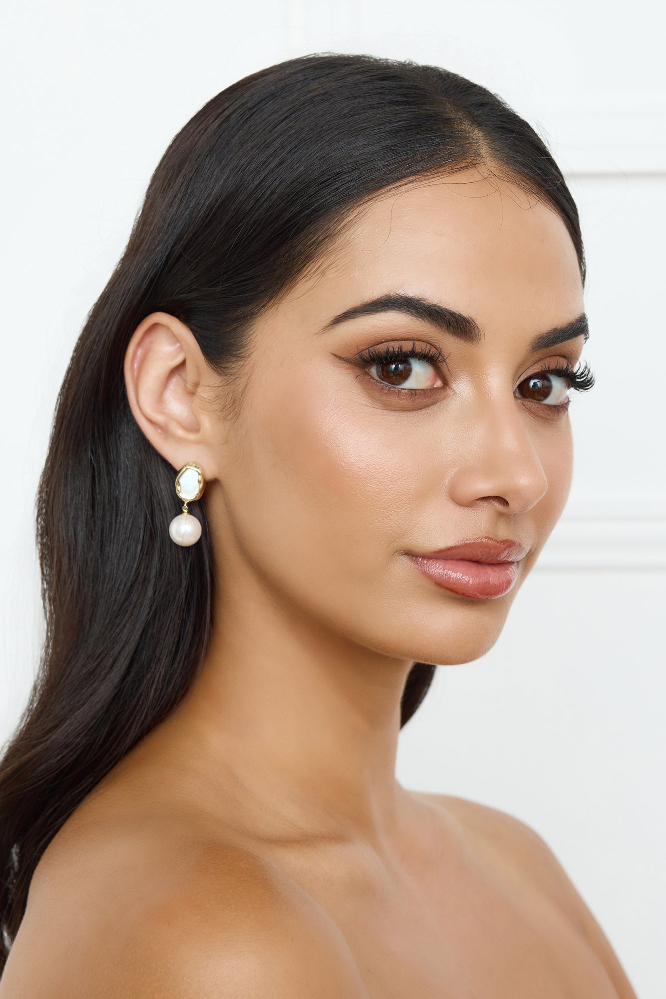 Moonbeam Earrings Gold