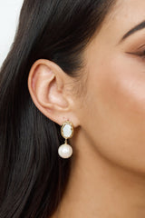 Moonbeam Earrings Gold