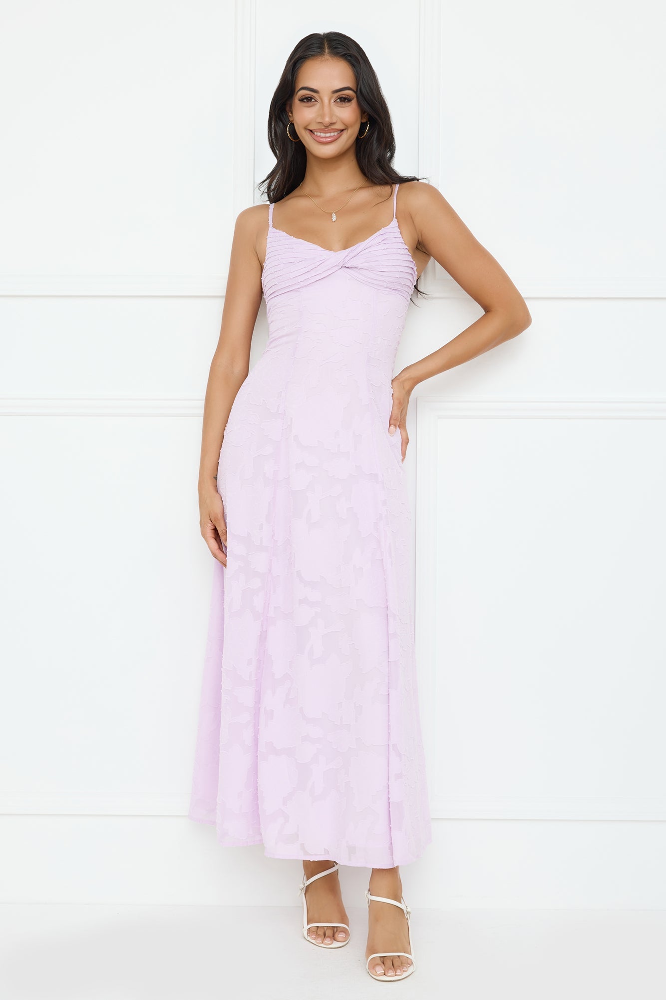 Pine Blossom Maxi Dress Lilac