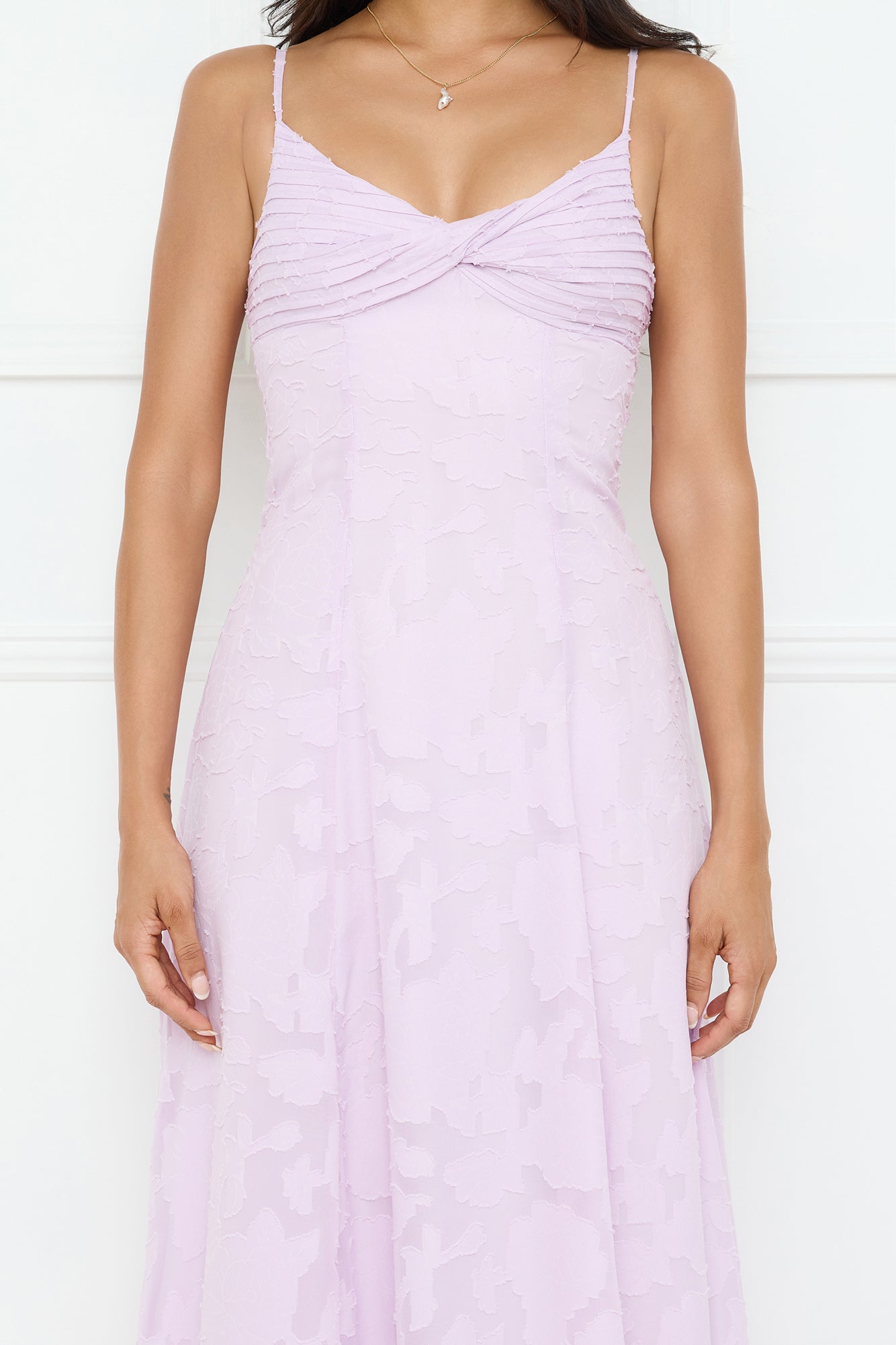 Pine Blossom Maxi Dress Lilac