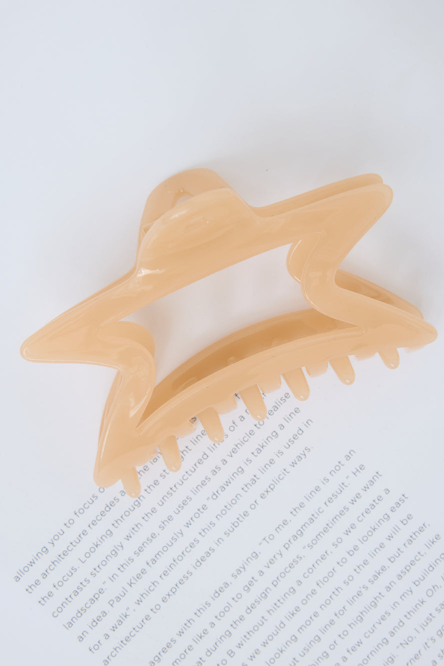 Star Of Yours Claw Clip Nude