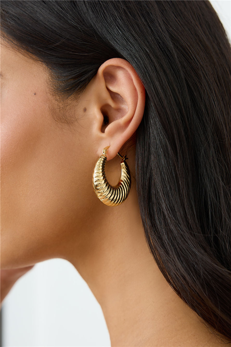 Main Muse Earrings Gold